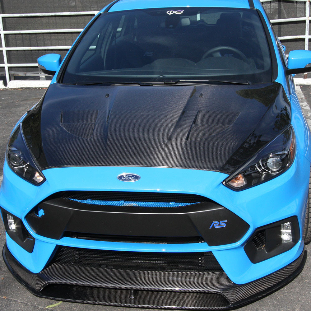 Anderson Composites Carbon Fiber Hood Focus ST/RS 2015-2017 - Click Image to Close